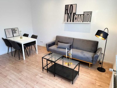 Moderne Design-Altbauwohnung im östlichen Ringgebiet - möbliert