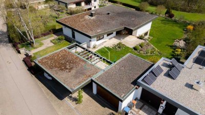 Lichtdurchfluteter Familienbungalow mit Traumgarten in Schwäbisch Hall