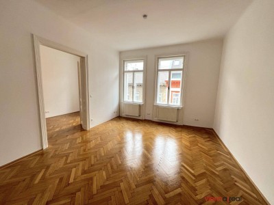 UNBEFRISTET - Hübsche 2-Zimmer Altbauwohnung mit separater Küche, Abstellraum und Stapel-Garagenplatz optional in der Neustiftgasse
