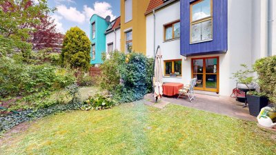 Familienfreundliches Reihenhaus mit südseitigem Garten und viel Platz in gemütlicher Siedlungslage