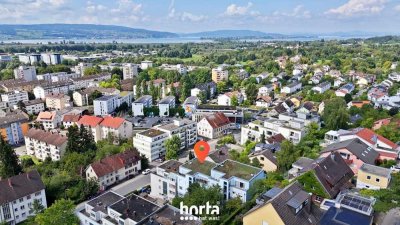 Attraktive 3-Zimmer-Wohnung mit Süd-West-Balkon und TG-Stellplatz in Konstanz-Fürstenberg