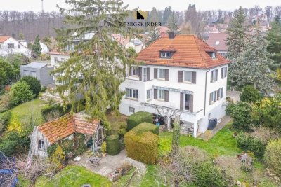 Hälfte eines Einfamilienhauses in Stuttgart-Frauenkopf – ideal für DHH-Umbau oder Neubau