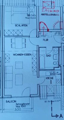 Exklusive 2,5-Zimmer-Wohnung mit Balkon in Brühl