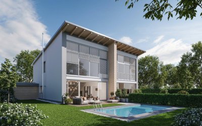 EIN JUWEL DER MODERNE - Moderne Doppelhaushälfte in Fels am Wagram - Erstbezug mit Garten, Terrasse &amp; Stellplätzen - Seezugang