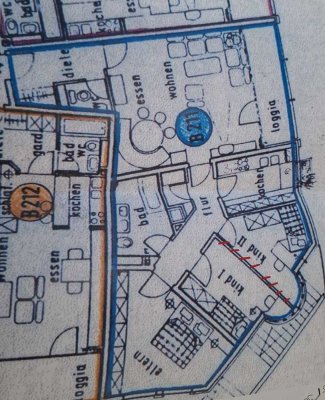 Helle gut geschnittene geräumige 3-Zimmerwohnung  103,05m² mit großem Balkon