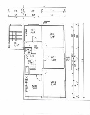 Freundliche 4-Zimmer-Wohnung mit Balkon in Dornburg