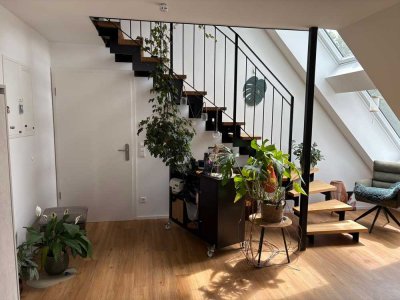 Neue 3-Zimmer Maisonette-Wohnung direkt am Fluss