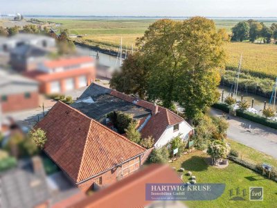 Grundstück mit Altgebäuden in Hafenlage von Freiburg (Elbe)