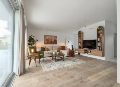 EIN WOHNGENUSS DER MODERNE – SCHLÜSSELFERTIGES TRAUMHAUS MIT GARTEN, KELLER, UVM. – RUHELAGE SACKGASSE