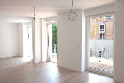 Erstbezug: Helle Neubau-EG-Wohnung (W2) mit Südbalkon und modernem Wohnambiente – ca.  77 m²