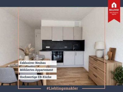 Stilvolles, möbliertes Apartment – Einziehen & wohlfühlen|| Einbauküche & Tiefgarage