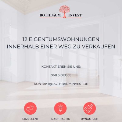 12 Eigentumswohnungen in etablierter Frankfurter Wohnlage | Attraktives Wohnportfolio