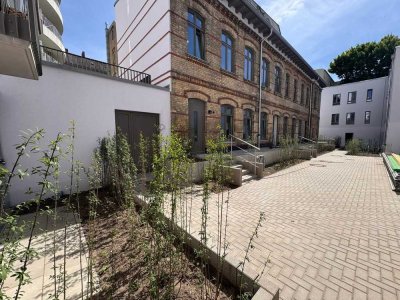 Weißensee: Berliner Allee: ERSTBEZUG im NEUBAU per SOFORT : 1,5-Zi- EG- Whg. mit TERRASSE