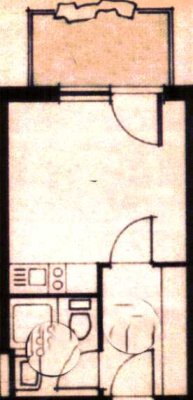 1-Zimmer-Apartment mit Balkon in Gießen