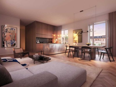 Lichtdurchflutetes Penthouse mit 3 Zimmern und weitläufiger Terrasse in Wilmersdorf