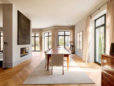 Architektonisches Unikat: Luxuriöse Altbauvilla mit Einliegerwohnung & Salzwasseraußenpool