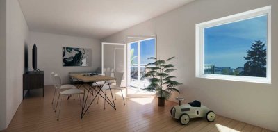 Erstbezug 07/25 | 2,5 Zimmer Penthouse Wohnung mit Panoramablick | 58,38 m²