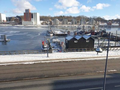 Gemütlich 3-Zimmer-Wohnung am Flensburger Hafen mit Blick auf die Förde