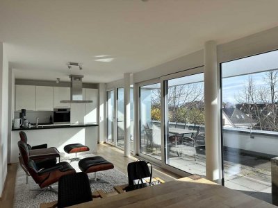Moderne Penthouse-Wohnung am Riedlewald in zentraler Stadtlage