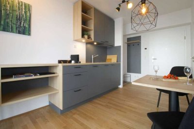 Einfach einziehen: möbliertes Apartment inkl. WLAN/MagentaTV,Fußbodenheizung,Parkett*Provisionsfrei*