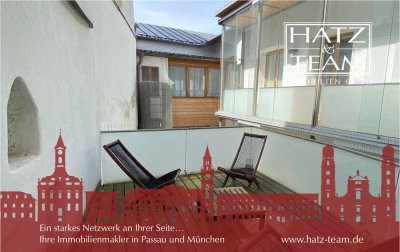 Charmante 2-Zimmer-Wohnung mit eigener Terrasse inmitten der Altstadt von Passau!