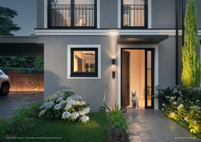 Mehr Freiraum: Ein Stadthaus mit sonniger Terrasse und großzügigem Garten