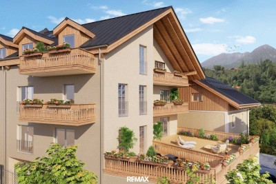 NEUBAU-Residenzen für ZWEITWOHNSITZ oder TOURISTISCHE VERMIETUNG im Ortszentrum von Bad Aussee - von 45 bis 170m² mit Terrassen
