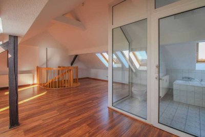 Maisonettewohnung mit Balkon im beliebten Leipzig-Gohlis