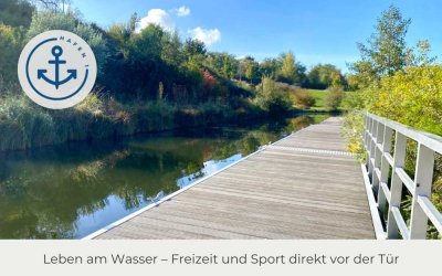 Hafen 1 - Wohnglück am Lindenauer Hafen | 2 Bäder | 2 Loggien | Aufzug | Offene Küche | Stellplatz