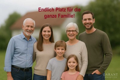 Steingaden: Zweifamilien- oder Mehrgenerationenhaus mit Naturidylle am Weiher!