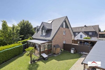 Moderne Doppelhaushälfte mit 4 Zimmern, Südgarten, Fußbodenheizung & Vollkeller