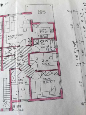 Schöne und gepflegte 4-Raum-Wohnung  in Offenau