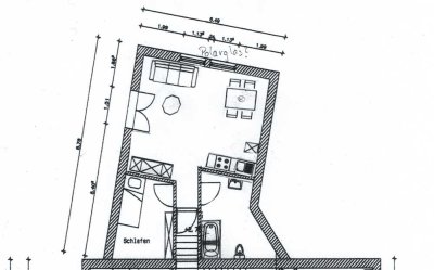 Neuwertige Wohnung mit eineinhalb Zimmern sowie Balkon in Oberostendorf