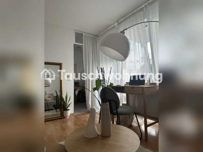 Tauschwohnung: Zentrale 1,5-Zimmer Wohnung mit Terasse