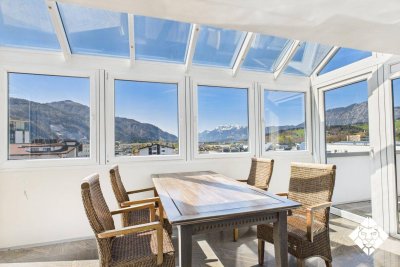 Exklusives Penthouse mit Blick auf die umliegende Bergwelt