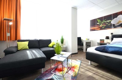 Modernes 1-Zimmer-Apartment, praktisch & gemütlich, komplett ausgestattet, Innenstadtlage