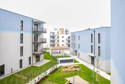 ERSTBEZUG "ein viertel grün" - traumhafte 3 Zimmerwohnung mit Freifläche und Tiefgaragenstellplatz in Wr. Neustadt - provisionsfrei
