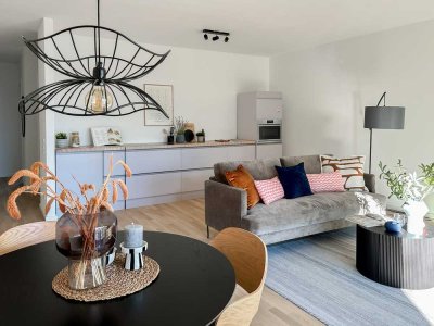 Im Sommer in Ihrer neuen 4-Zimmer-Wohnung mit 2 Bädern und Balkon im Lorettoviertel