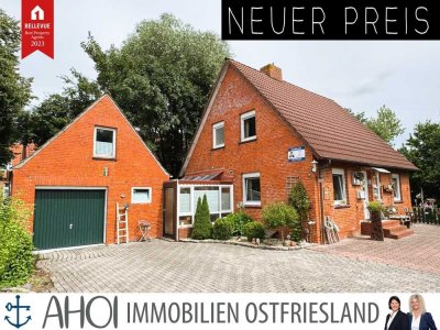 Zentral und doch ruhig und idyllisch!
EFH mit Garage und sichtgeschütztem Garten in zweiter Reihe