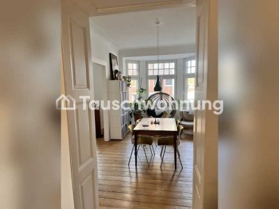 Tauschwohnung: 3,5 Zimmer sanierter Altbau gegen zentralere Wohnung