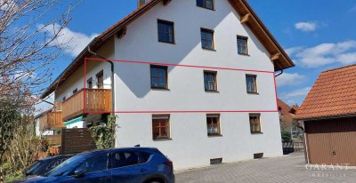 2 Zimmer-Wohnung mit Balkon in ruhiger Lage von Niederaichbach -  Sofort bezugsfrei!
