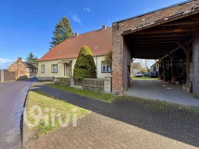 Vierseitenhof, viel Potenzial: großes Grundstück, Weidewiese, Pferde- u. Tierhaltung, provisionsfrei