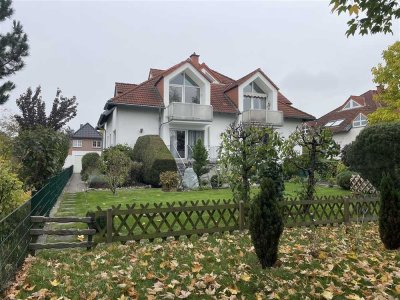 3 Zimmerwohnung am Stadtrand von Leipzig mit Balkon, Gartenanteil u. Garage