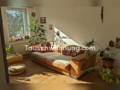 Tauschwohnung: Tausche 2 ZKB mit eigenem Garten gg. Wohnung mit Balkon