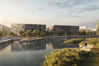 Einzigartige 3-Zimmer Neubauwohnung im 3. Obergeschoss mit einzigartiger Deckenhöhe von 2,80 m