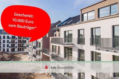 Moderne 3-Zimmer-Maisonette: EBK, 2 Bäder, Terrasse & Stellplatz