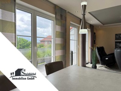 Helle Maisonette-Wohnung in Lengerich mit zwei Balkonen, Carport & Einbauküche!