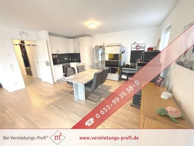 Komfortables Wohnen in Trier-Tarforst – moderne Wohnung mit Einbauküche, Tiefgaragenstelplatz und Ba