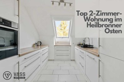 ** Helle und großzügige 2-Zimmer-Wohnung im Heilbronner-Osten **