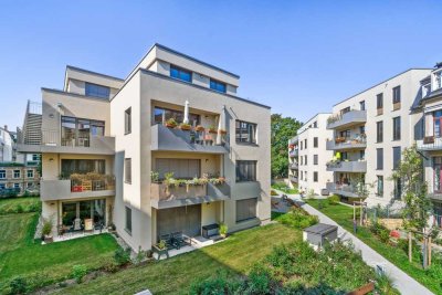 Neubauwohnung mit Charme und Dachterrasse!
